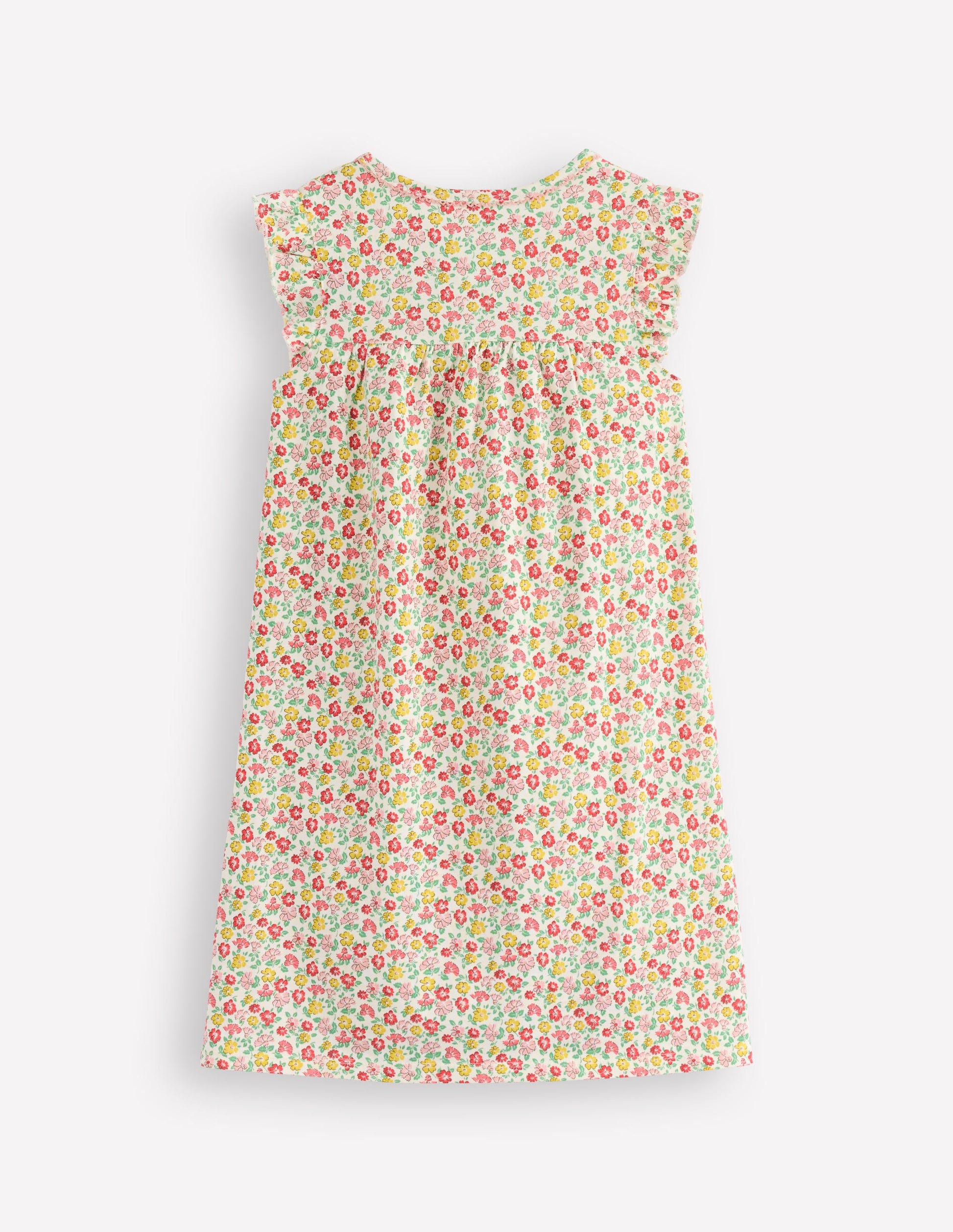 Short Sleeve Nightie-Multi Summer Flowerbed-5