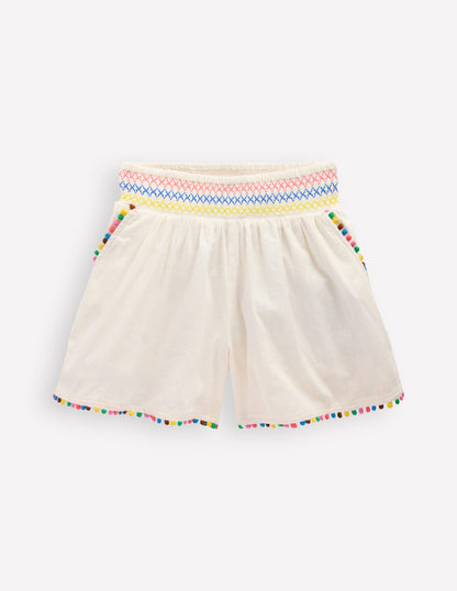 Pull-On Shorts-Soft Ivory-2