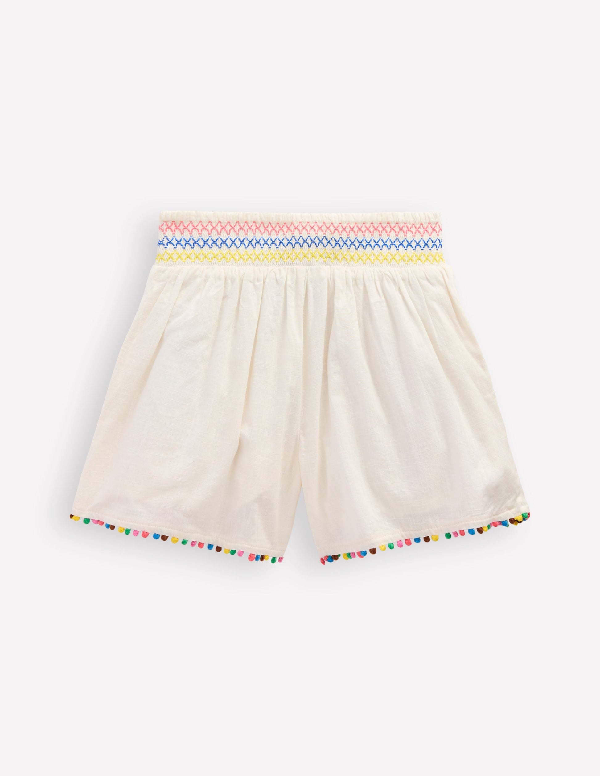 Pull-On Shorts-Soft Ivory-3