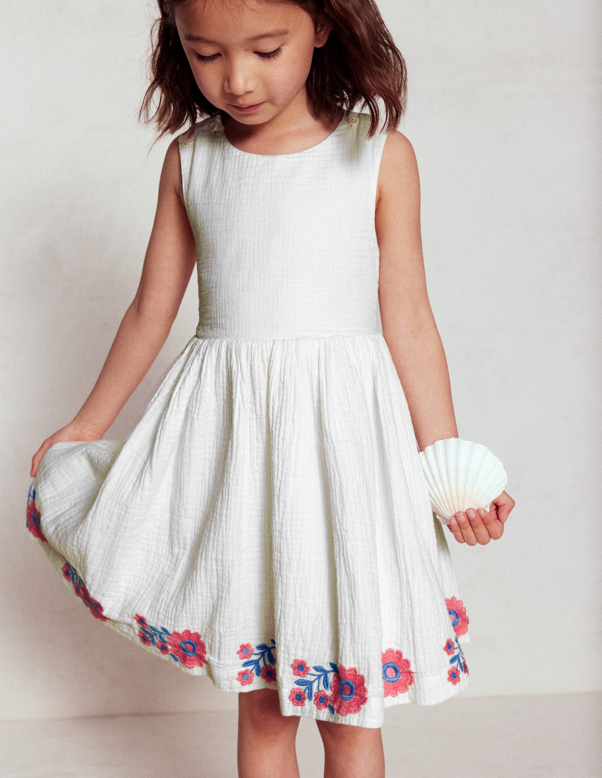 Harper Cross-Back Dress-White Embroidered-1