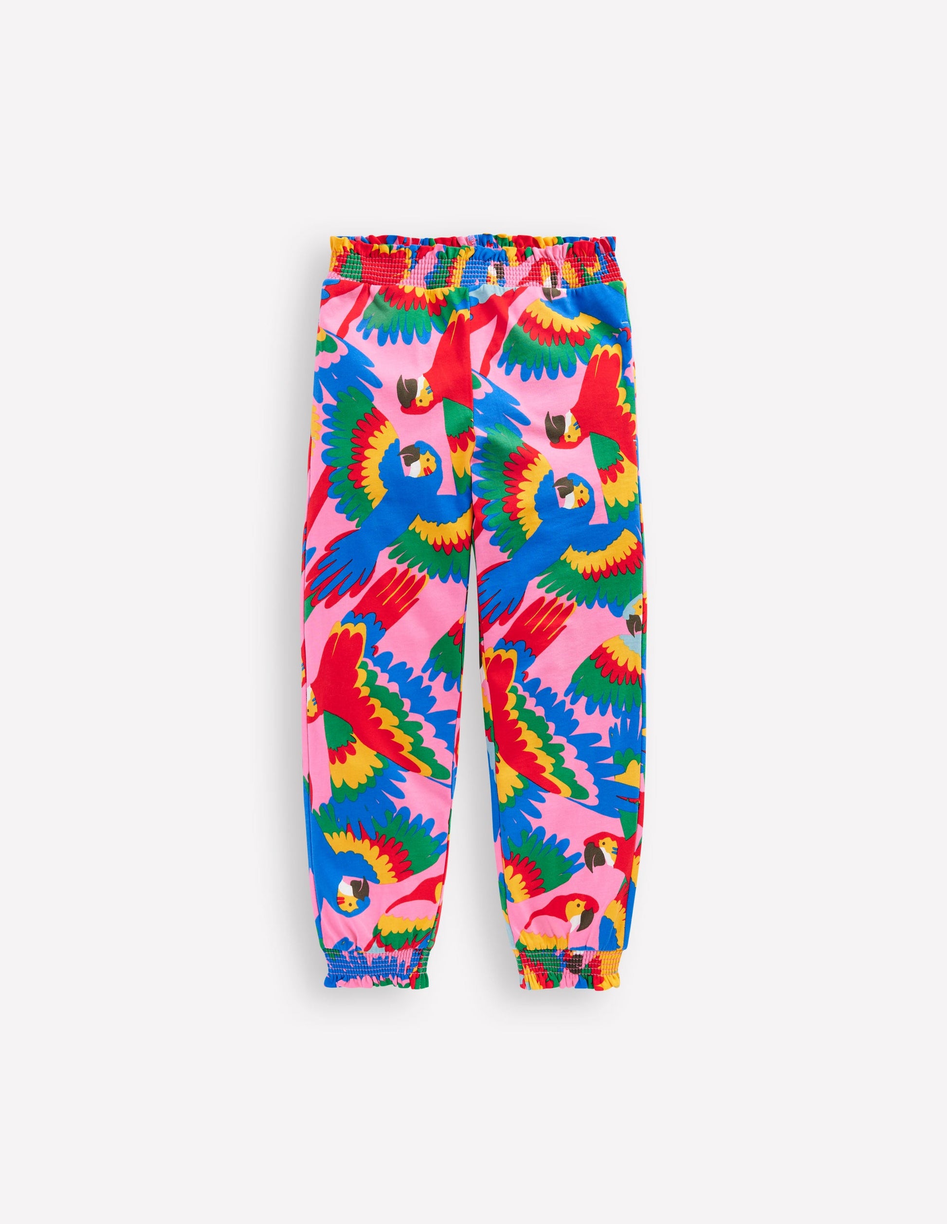 Holiday Trousers-Multi Rainbow Parrot-2