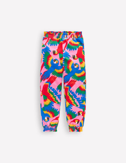 Holiday Trousers-Multi Rainbow Parrot