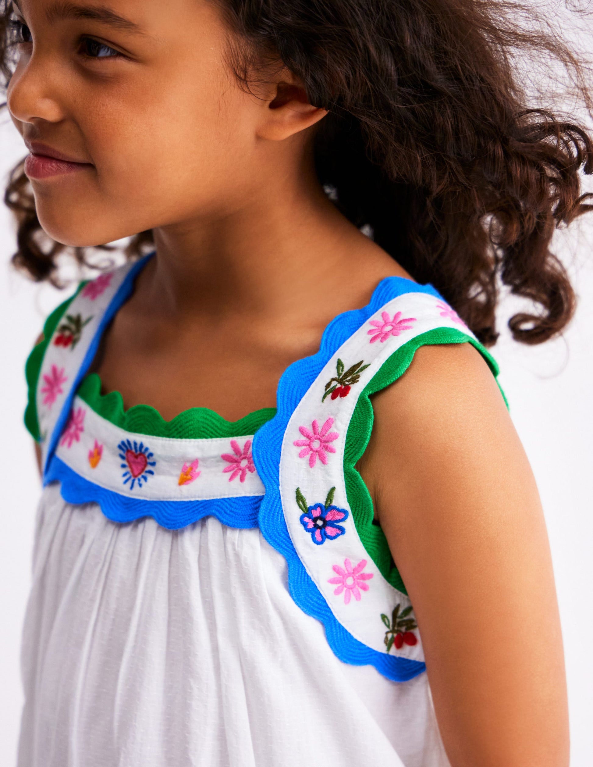 Maribel Strappy Swing Sundress-Soft Ivory Multi Jungle-5