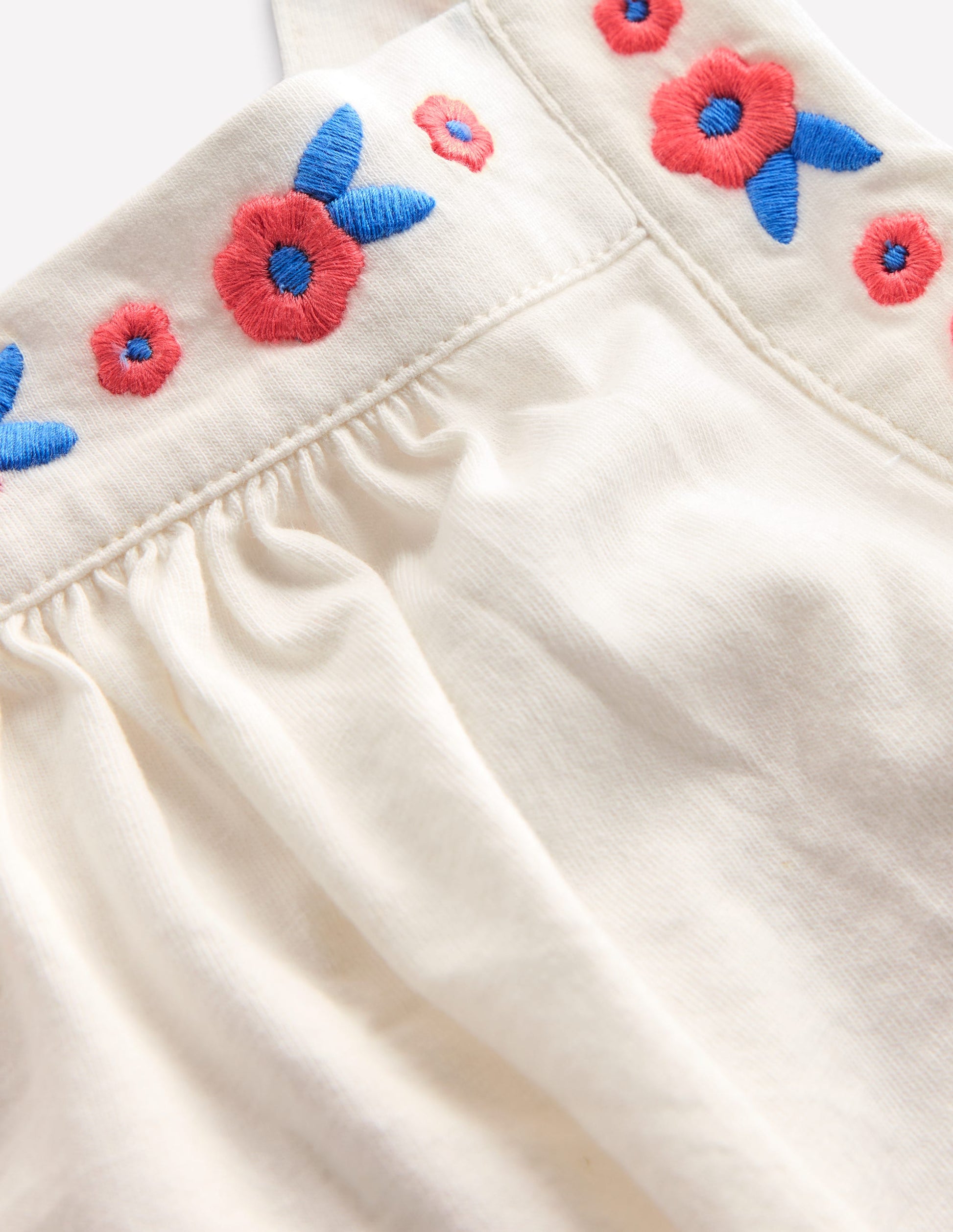 Embroidered Sleeveless Top-Soft Ivory-4