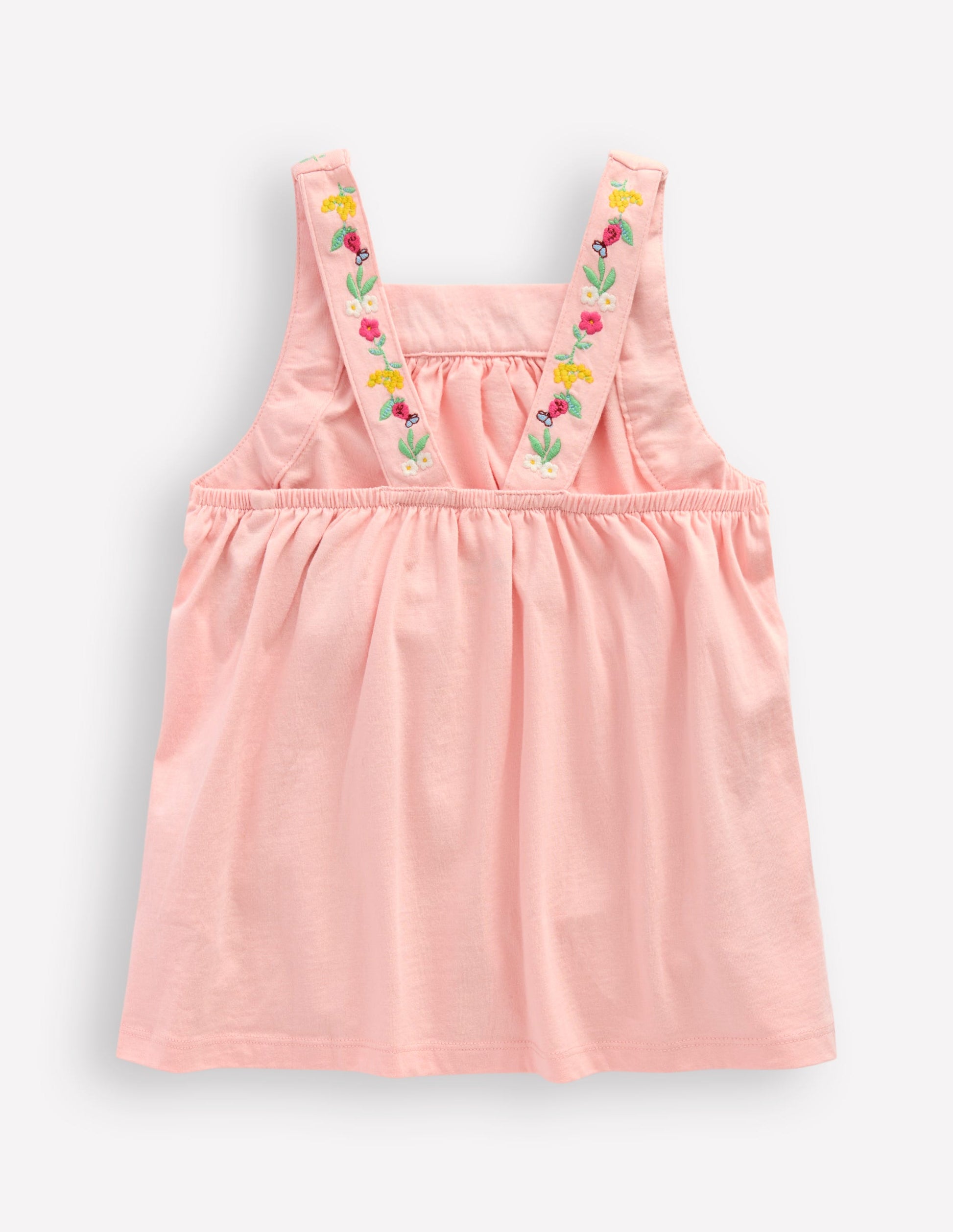 Embroidered Sleeveless Top-Chalk Pink-3