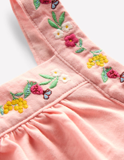 Embroidered Sleeveless Top-Chalk Pink-4