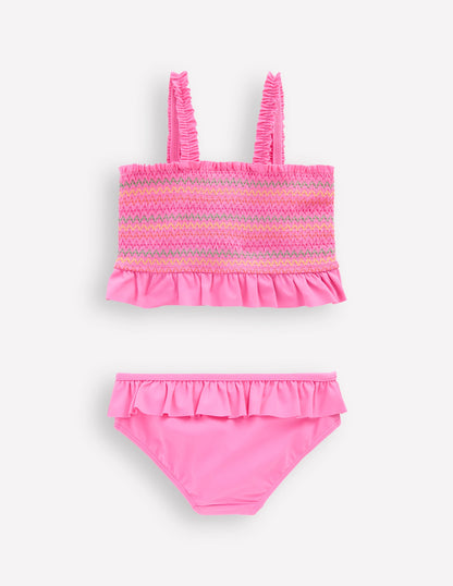 Pretty Peplum Bikini-Pink Fruit-3