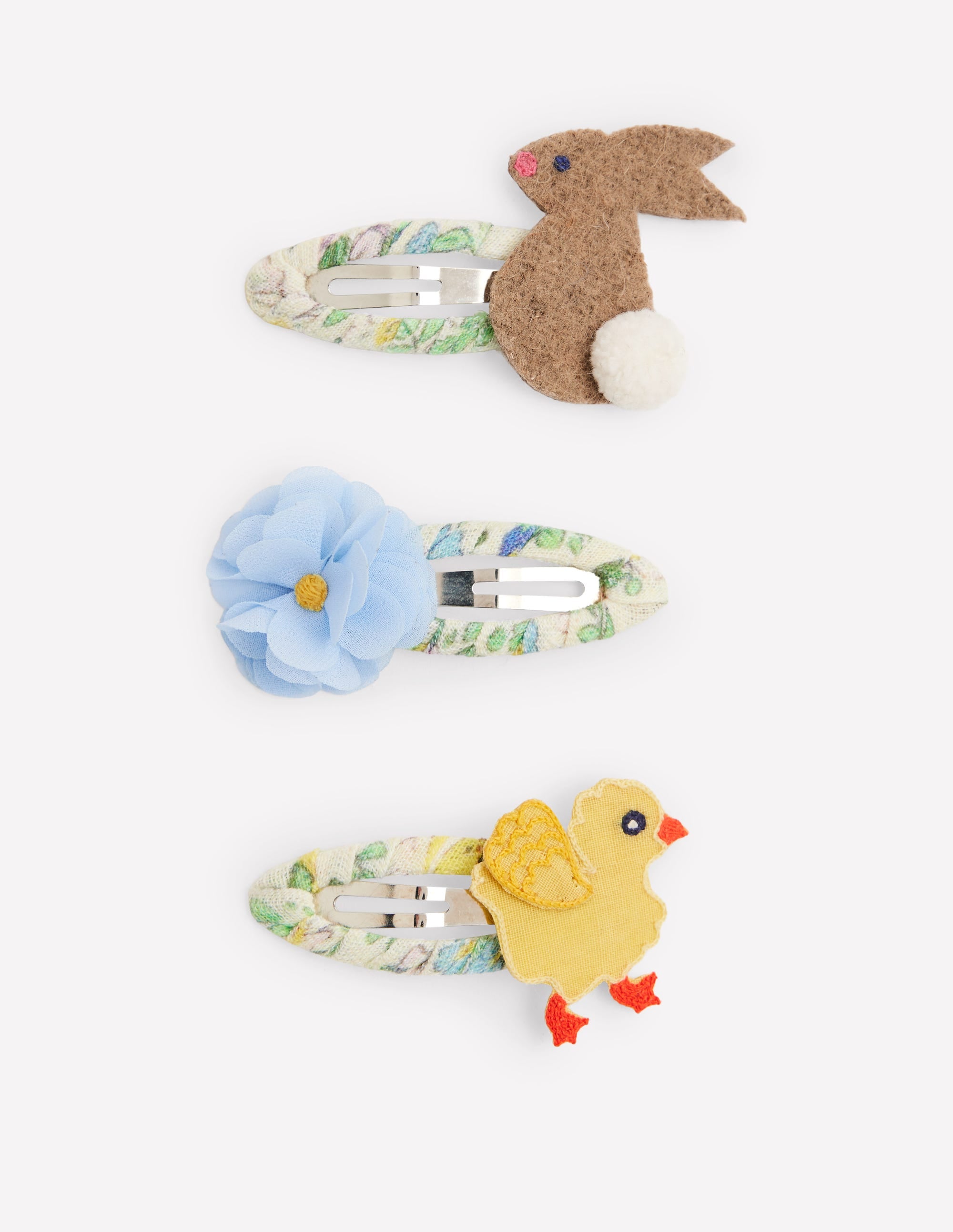 3-pack Hair Clips-Easter Animals - Image 1