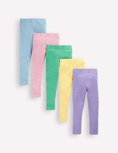 5-Pack Leggings-Multi Pastel