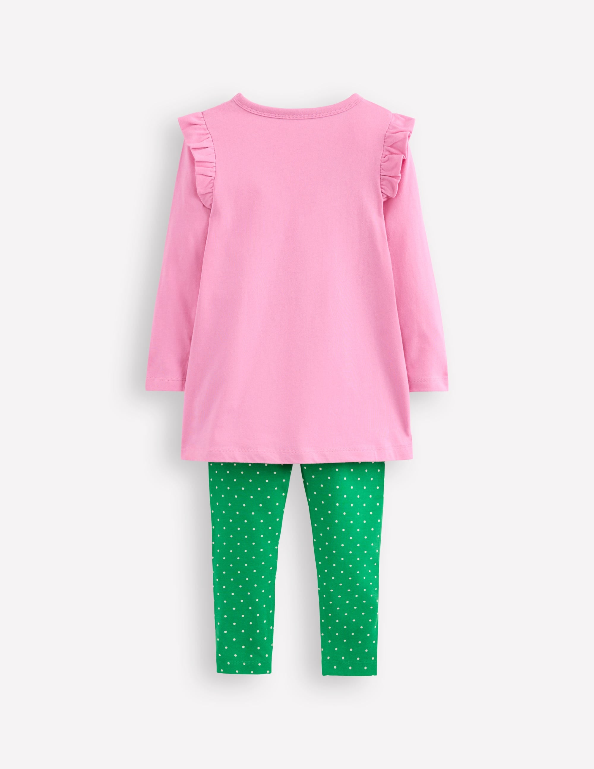 Appliqué Tunic and Legging Set-Vintage Mauve Bugs - Image 2