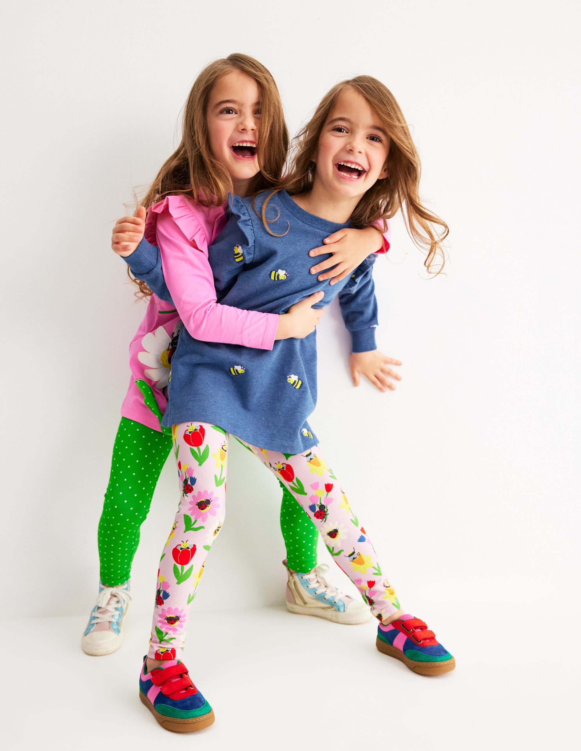 Appliqué Tunic and Legging Set-Vintage Mauve Bugs - Image 4
