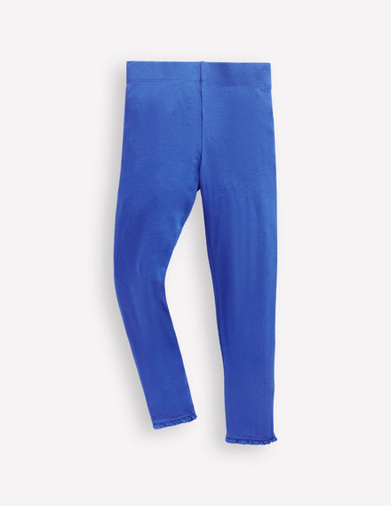 Ribbed Leggings-Bluejay