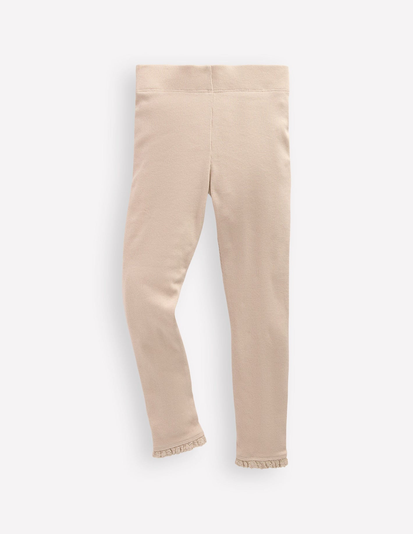 Ribbed Leggings-Oatmeal Marl