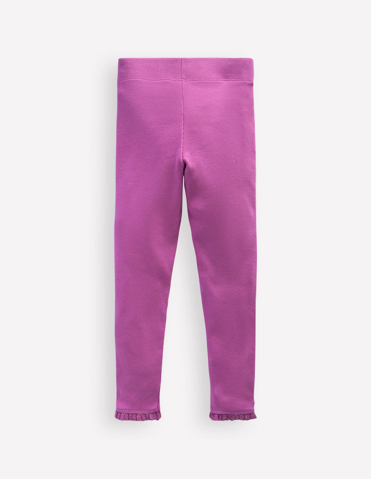 Ribbed Leggings-Foxglove Purple - Image 2