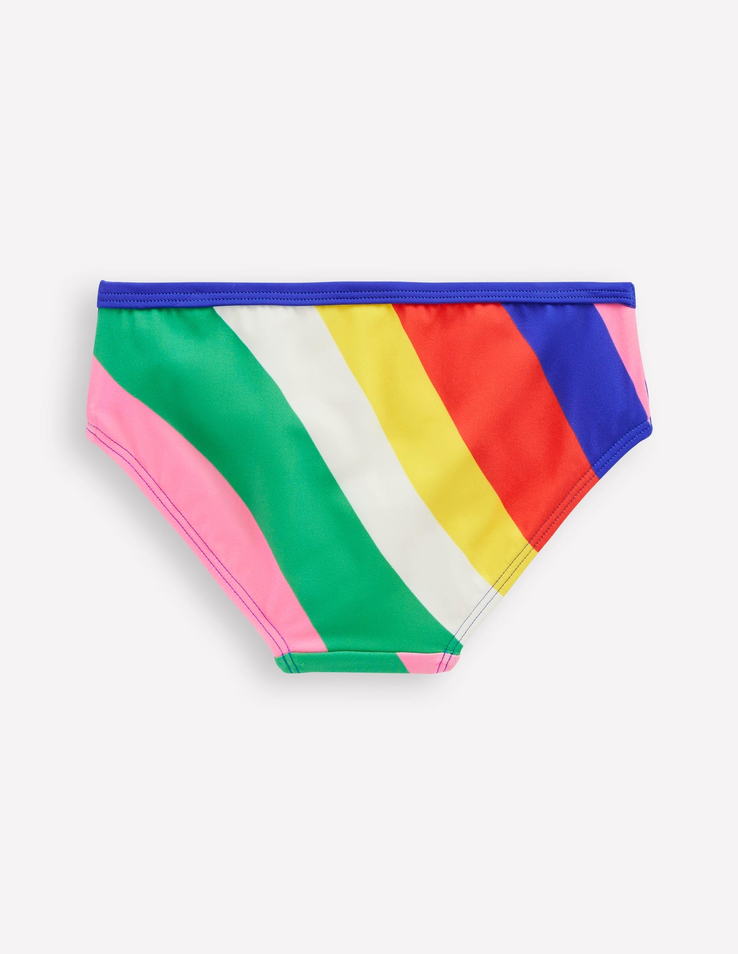 Patterned Bikini Bottoms-Multi Rainbow Swirl