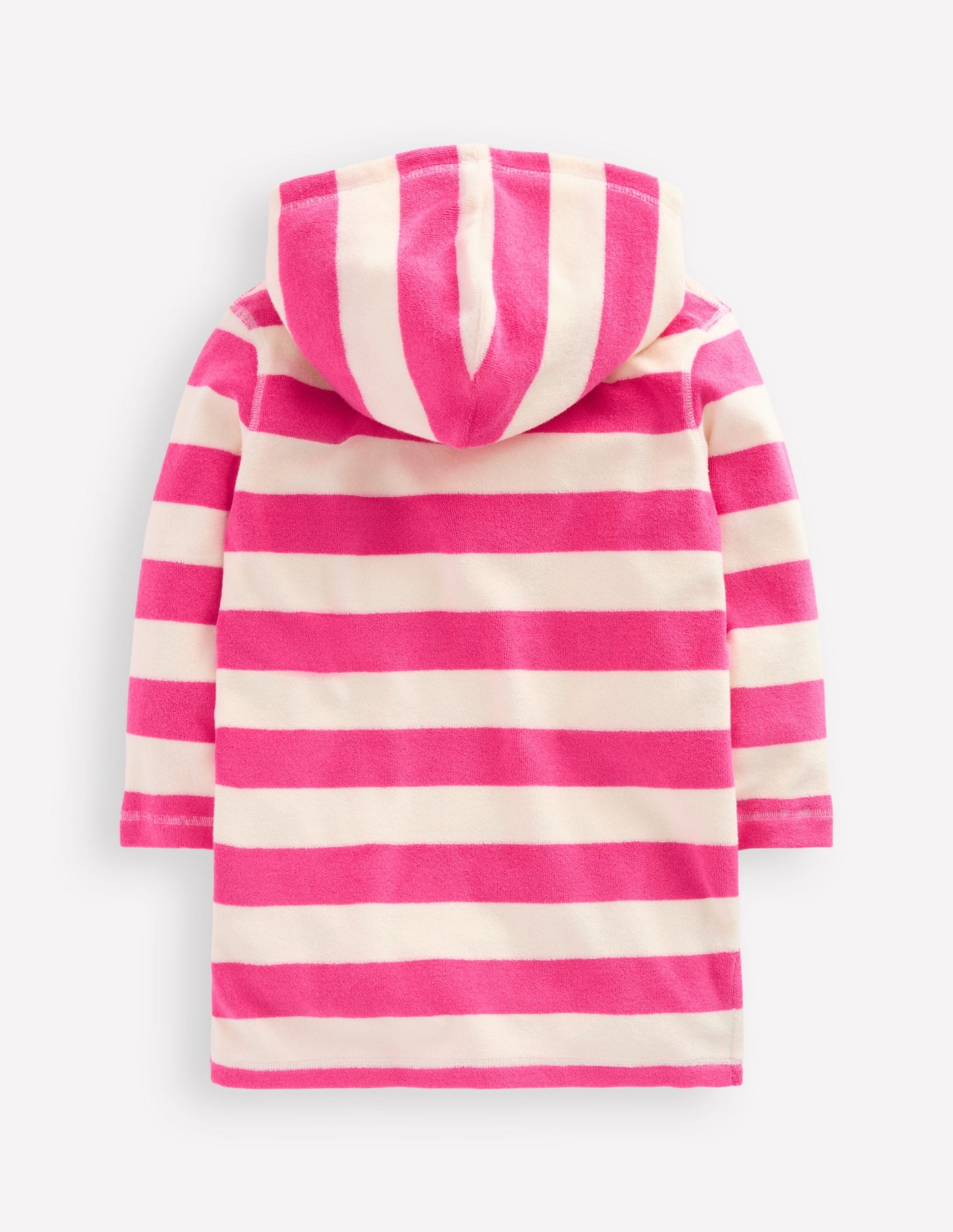 Mara Towelling Throw-On-Pink Mermaid Stripe