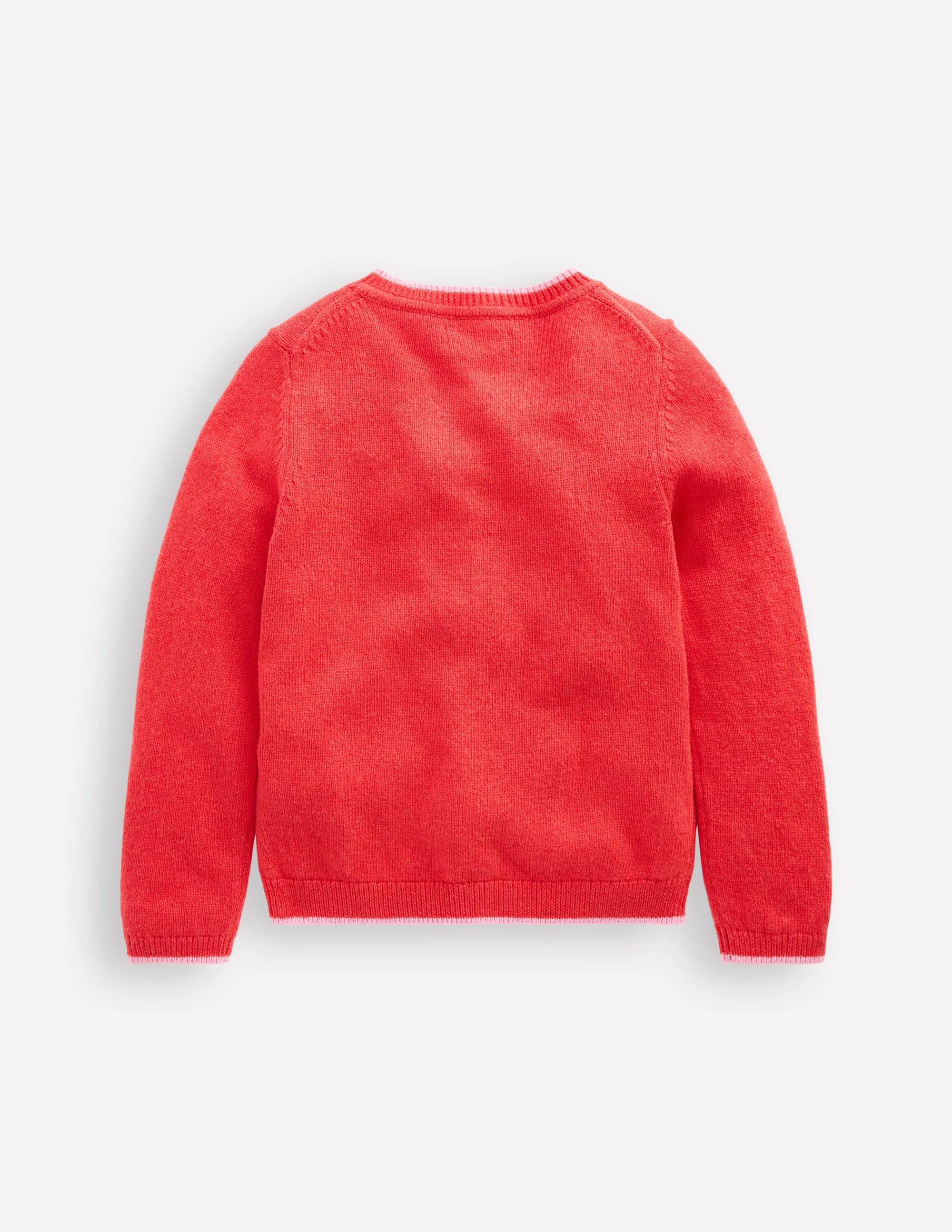 Evelyn Fun Logo Cardigan-Jam Red Bunnies - Image 2