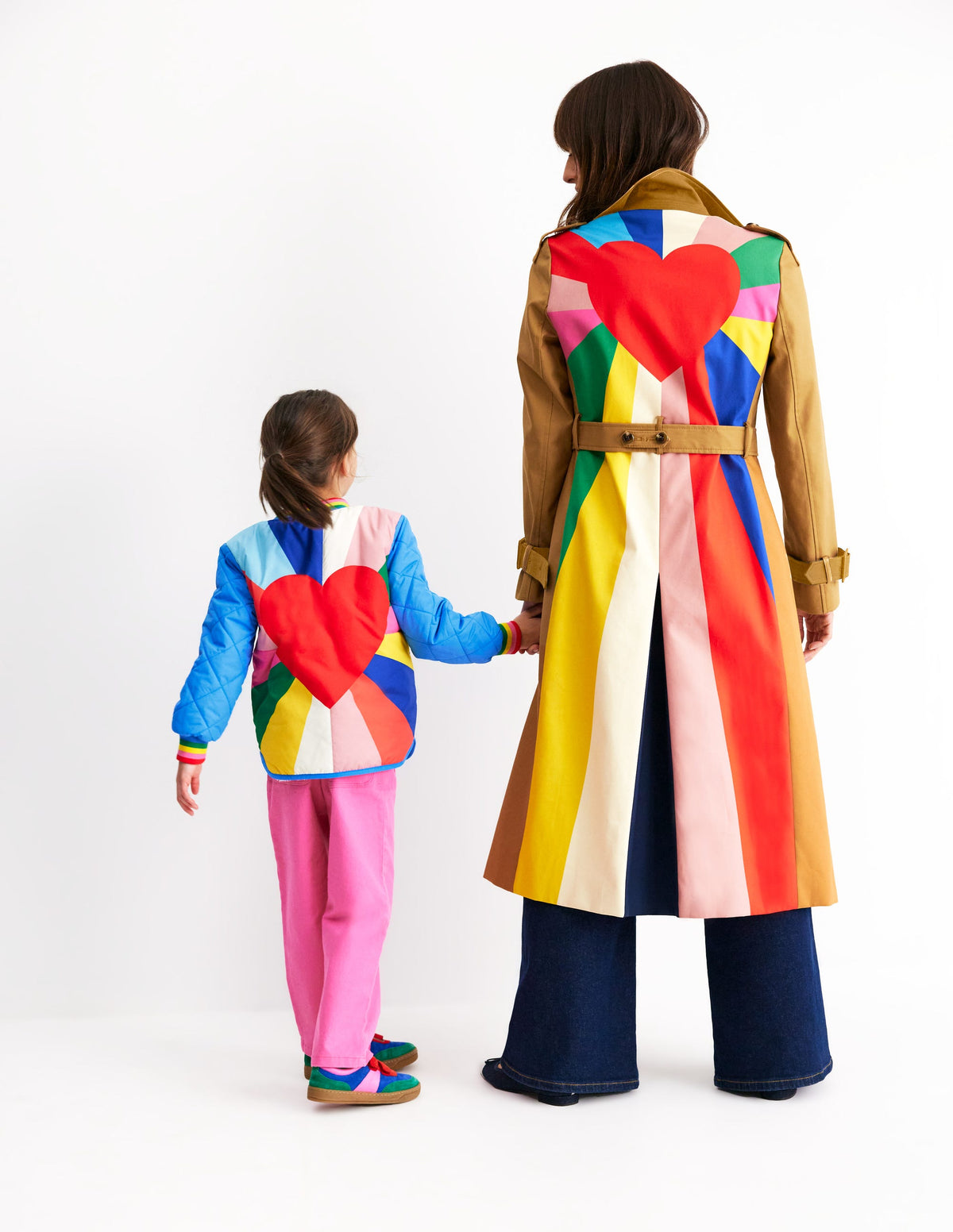 Fun Borg Lined Bomber-Peacock Plume Blue Heartburst - Image 8