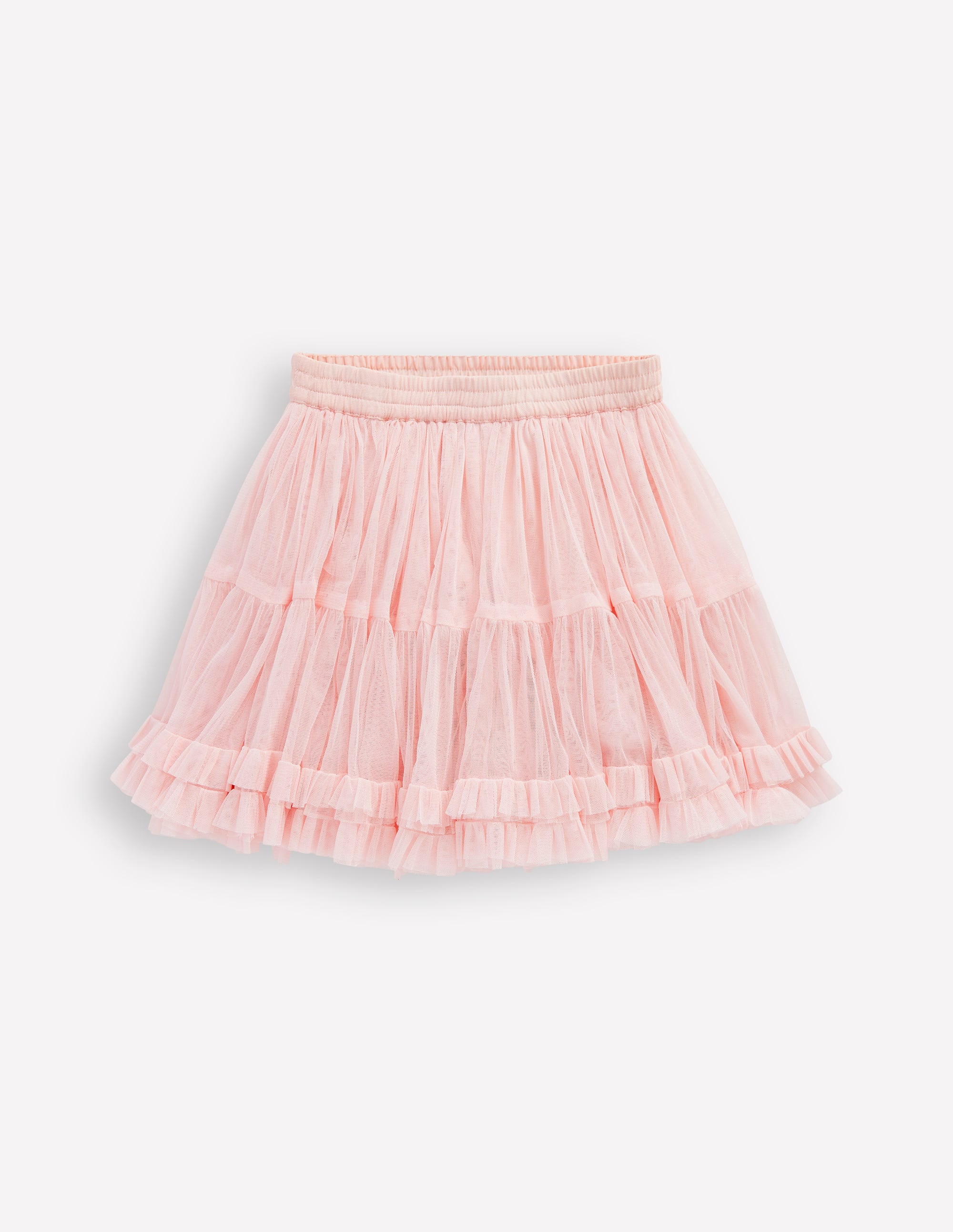 Tulle Ruffle Skirt-Pink - Image 1