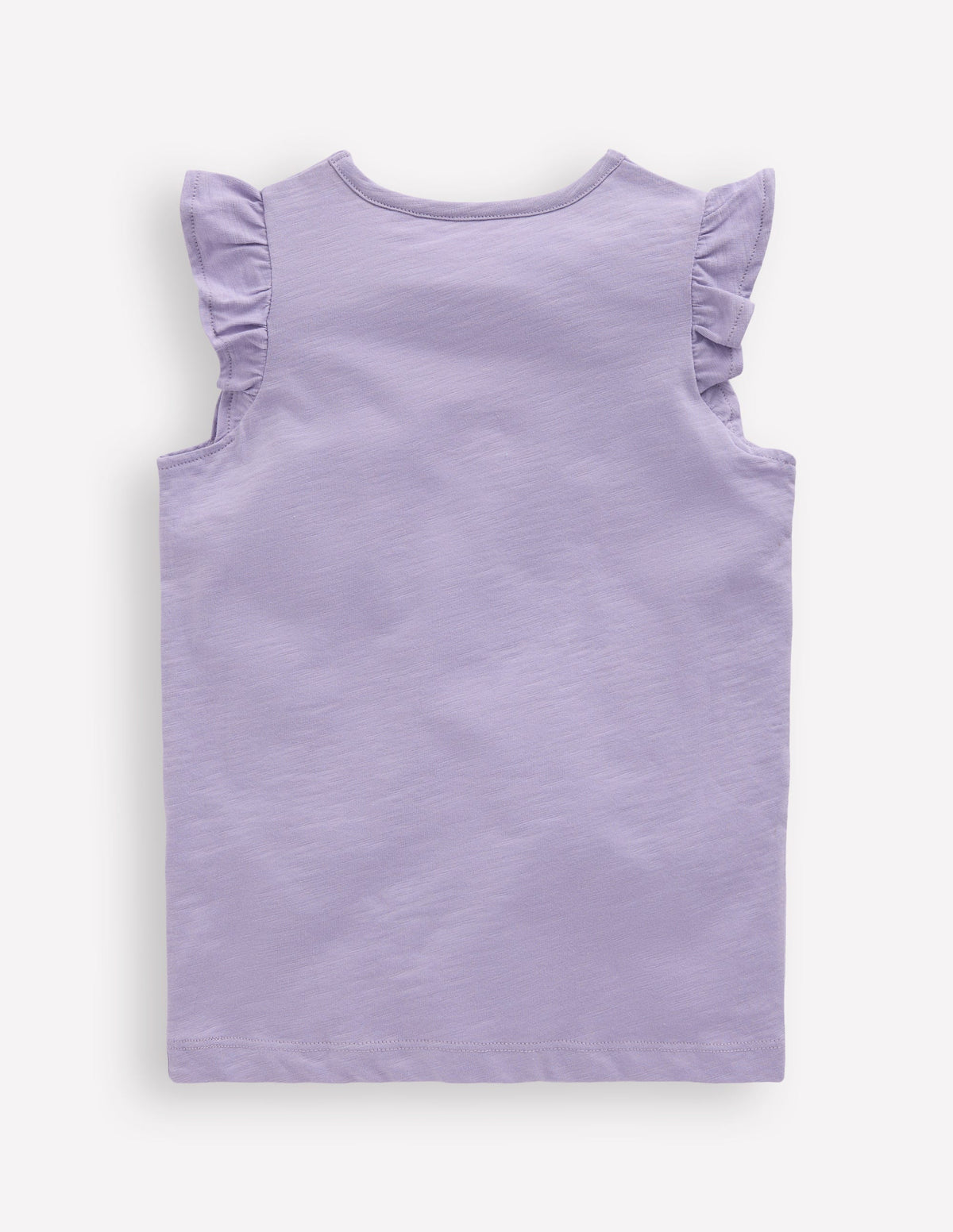 Short Sleeve Frill Logo Top-Misty Lavender Guinea Pigs - Image 2