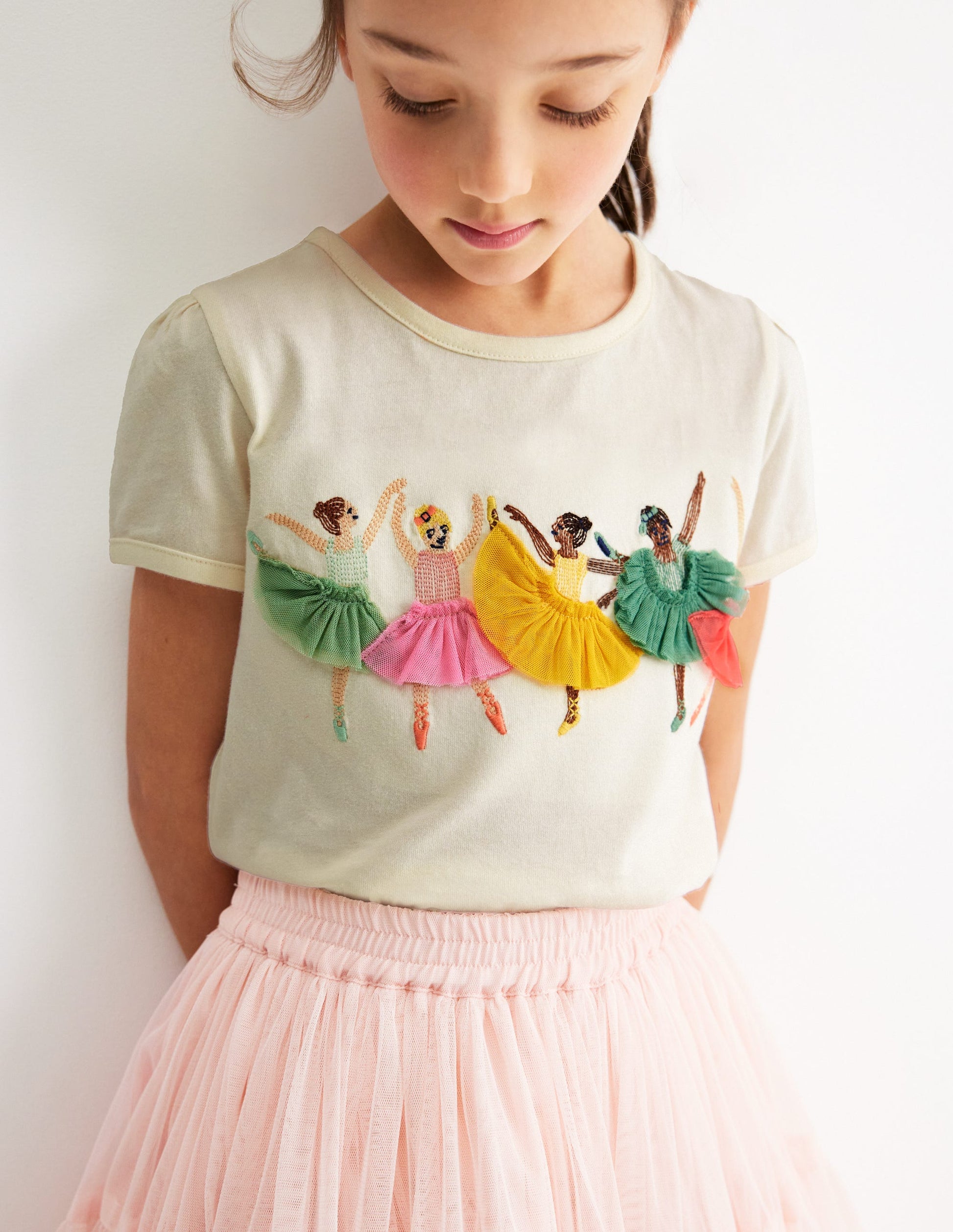 Puff Sleeve Superstitch Top-Ivory Ballerinas-5