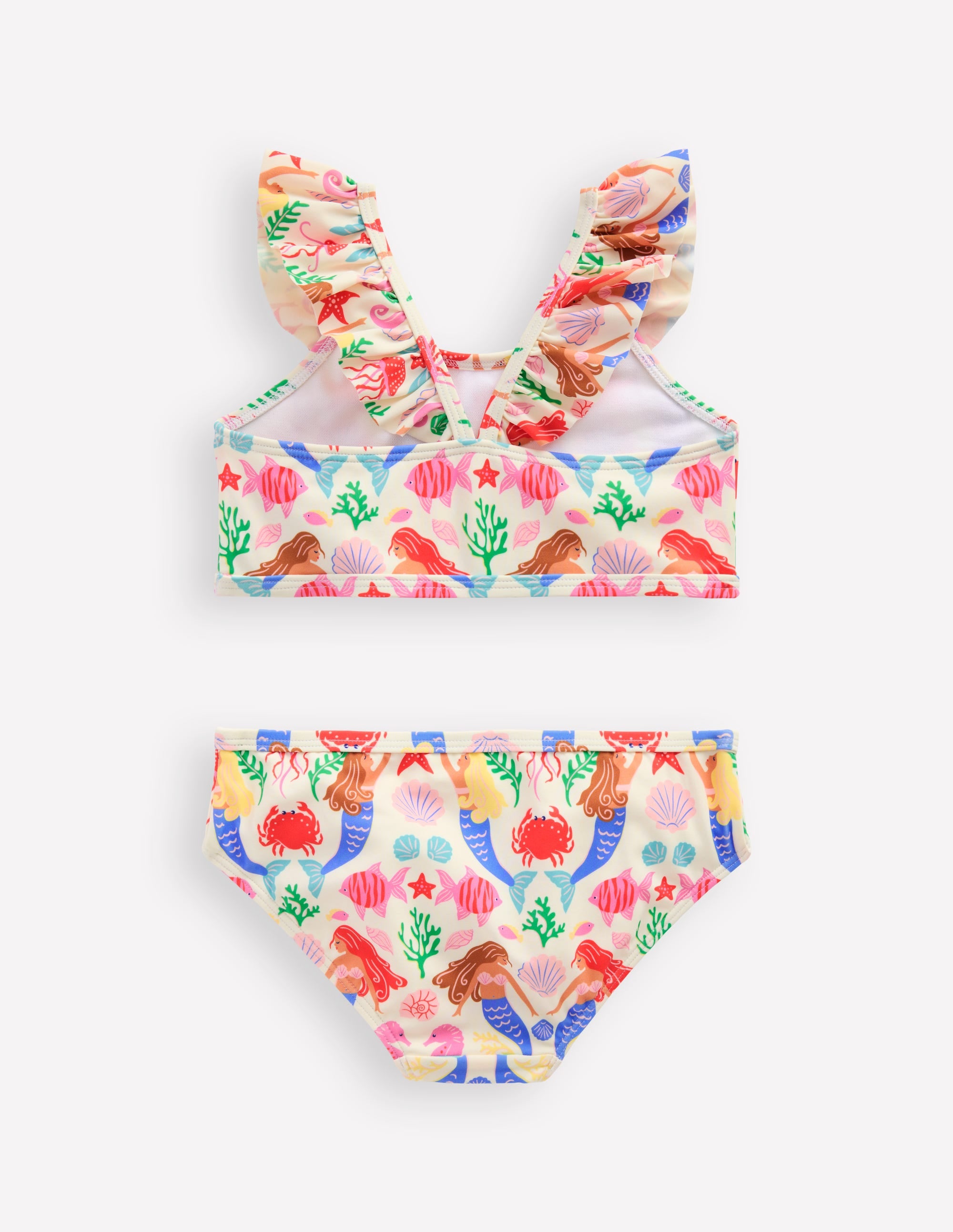 Frill Strap Bikini-Ivory Mermaid - Image 1