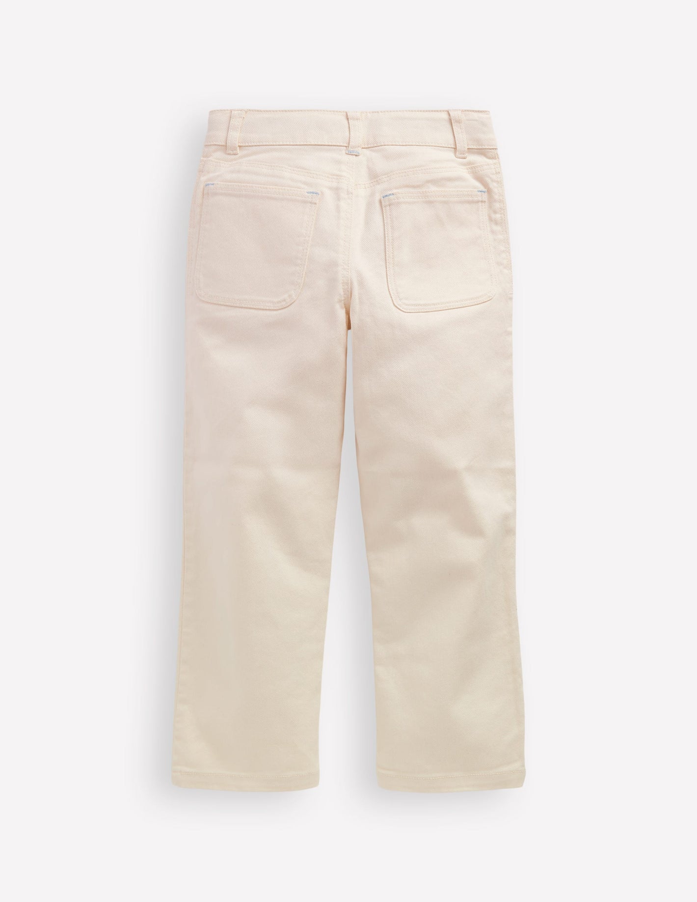 Patch Pocket Trouser-Vanilla White