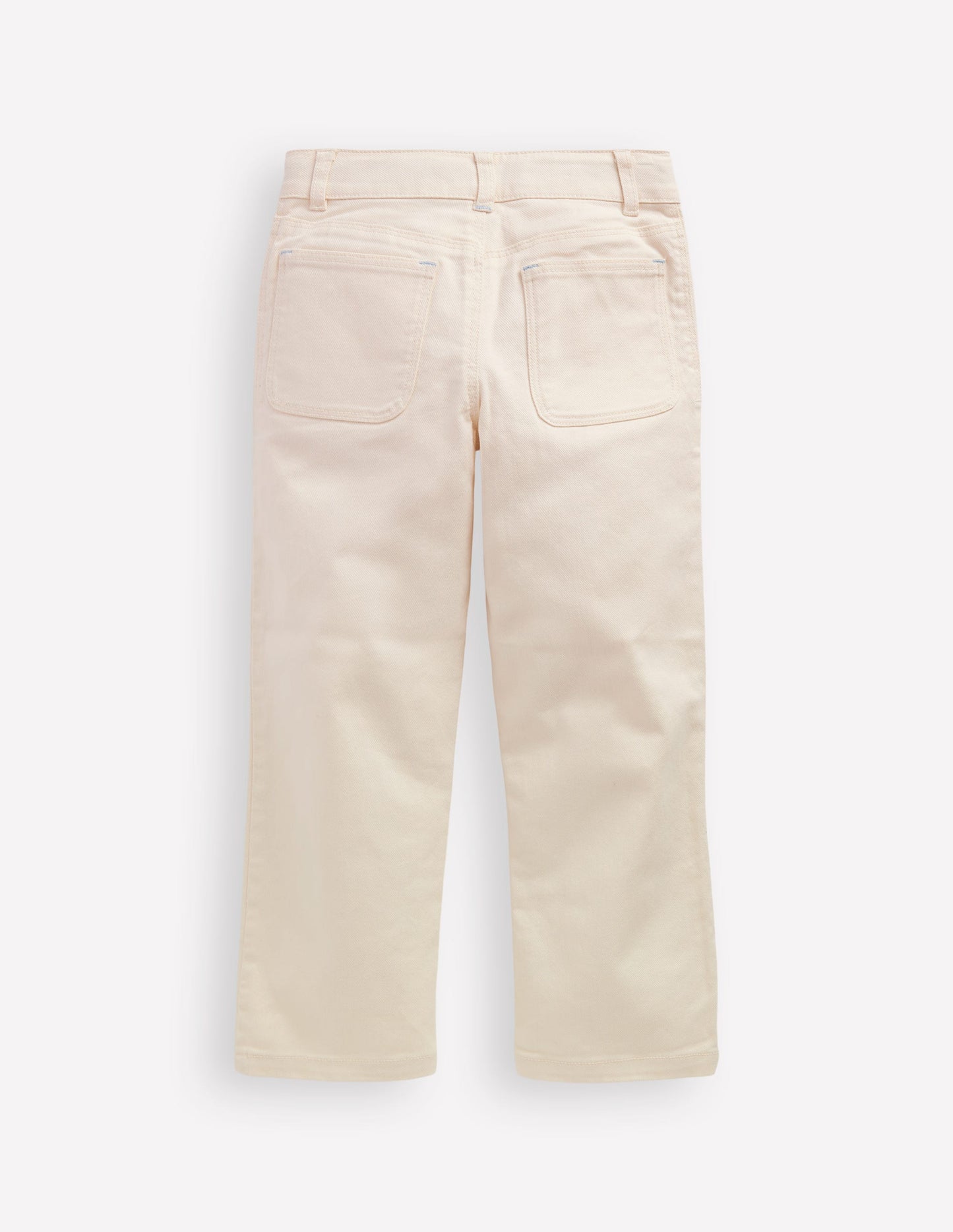 Patch Pocket Trouser-Vanilla White