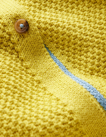 Everyday Cotton Cardigan-Lemon Yellow