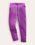 Plain Leggings-Foxglove Purple