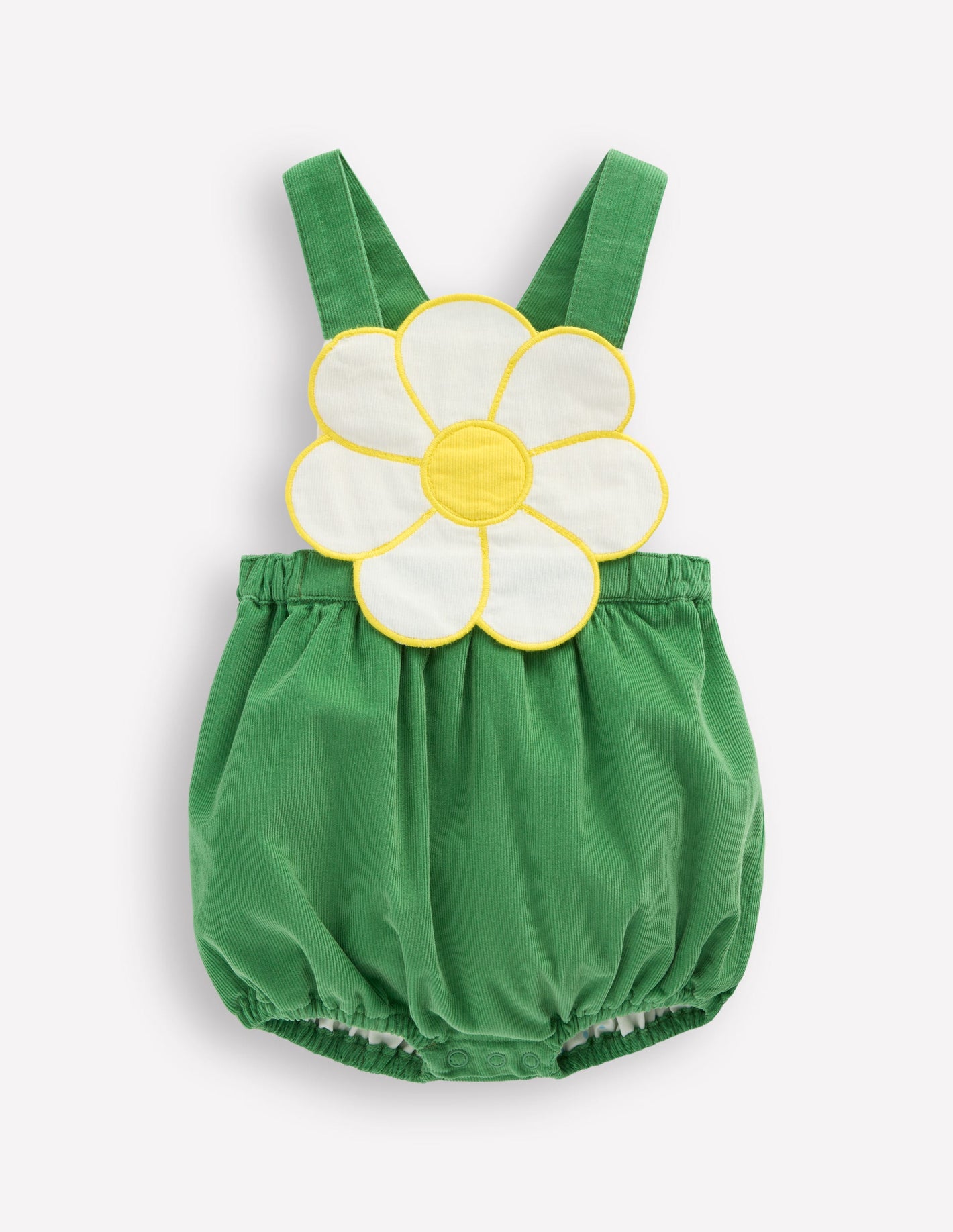 Novelty Bubble Romper-Sapling Green