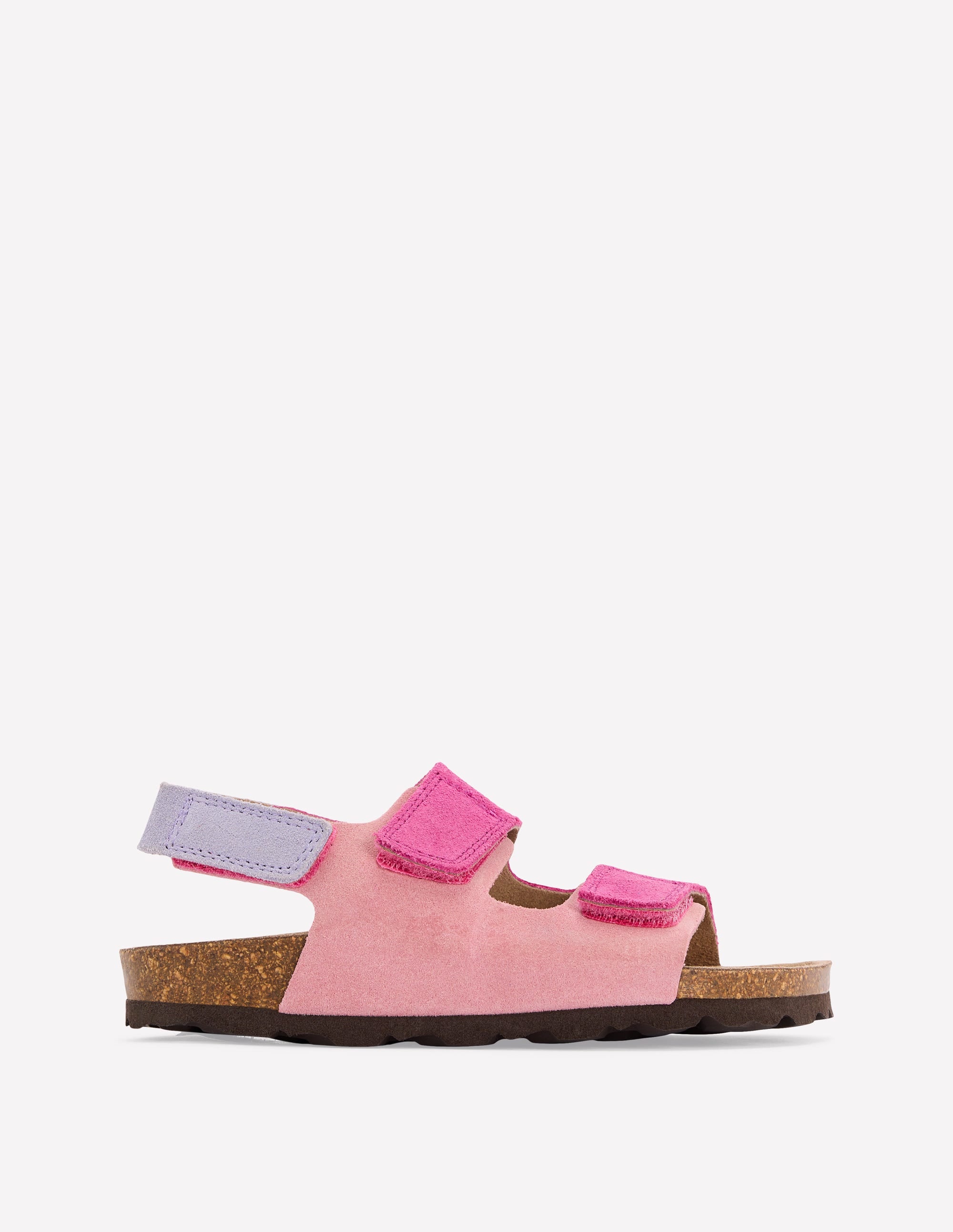 Colourblock Sandals-Pink Colourblock - Image 1