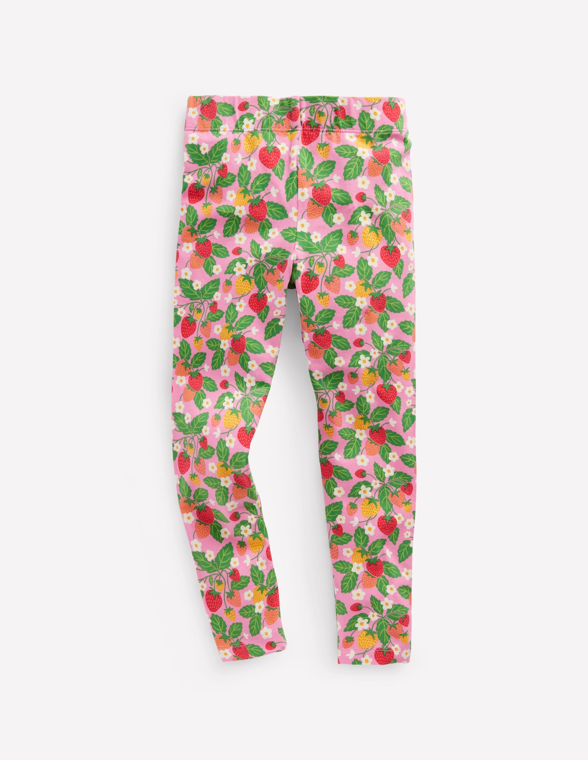 Everyday Fun Leggings-Cosmos Pink Strawberry Patch - Image 1