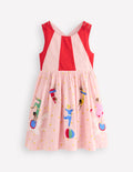Zadie Applique Back Dress-Circus Acrobats