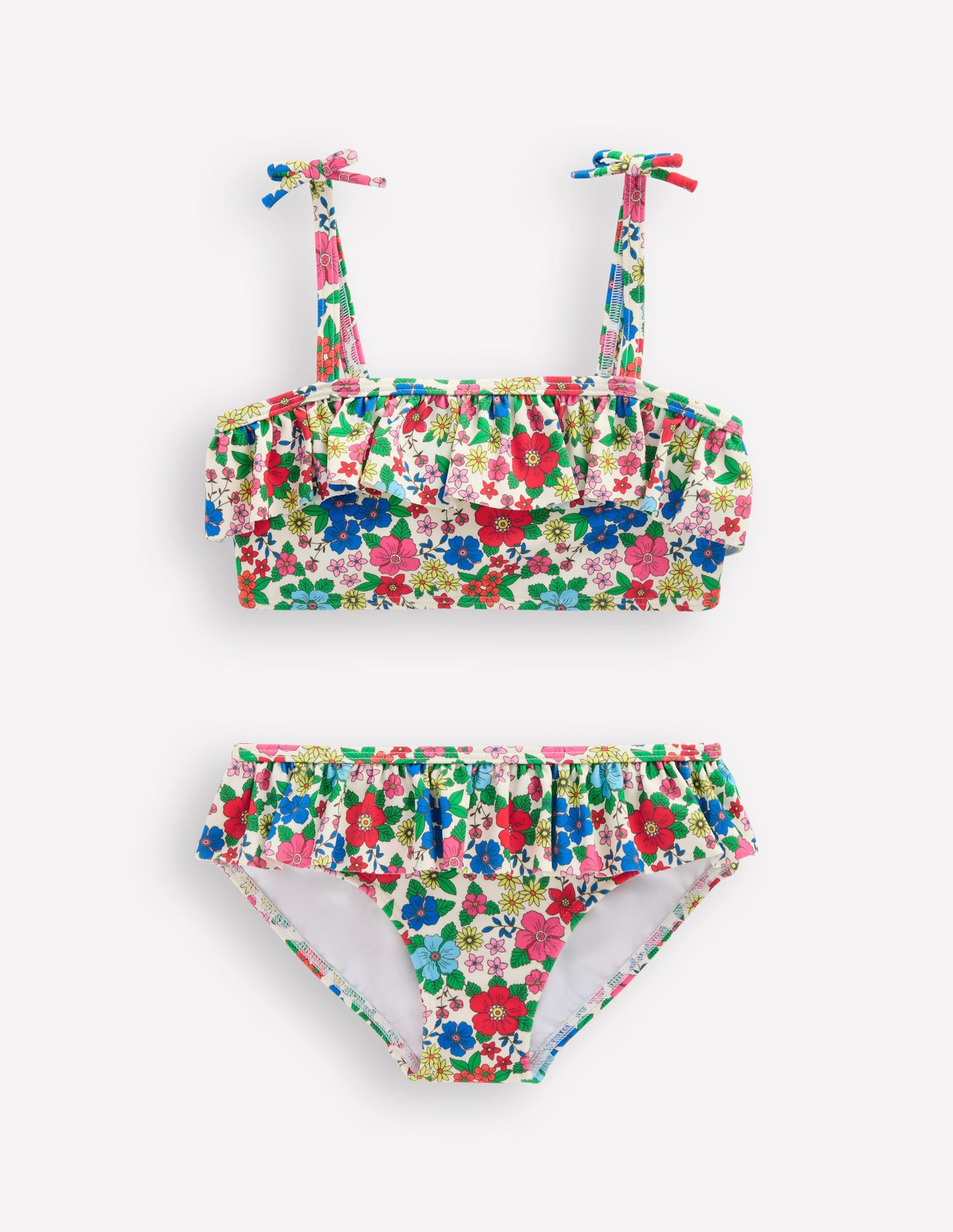 Tallulah Frill Bikini-Multi Holiday Flowerbed