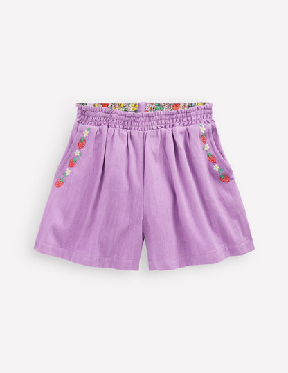 Pull-On Shorts-Aster Purple-1