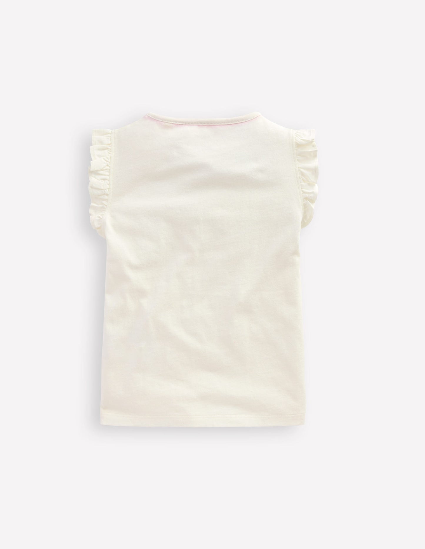 Flutter Short Sleeve T-shirt-Ivory Birds
