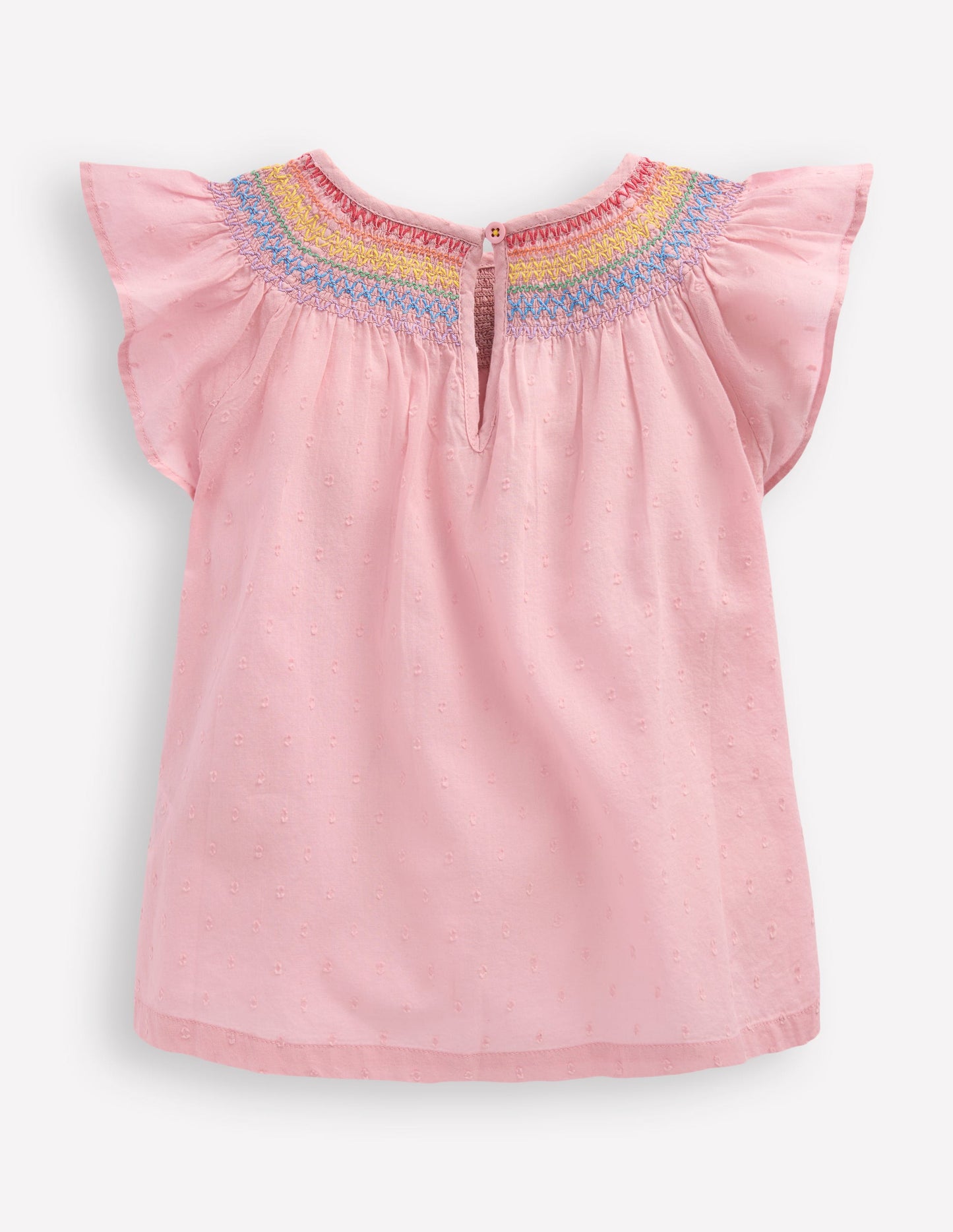 Woven Smocked Top-Vintage Pink