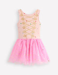 Magical Tutu-Vintage Mauve Foil Stars