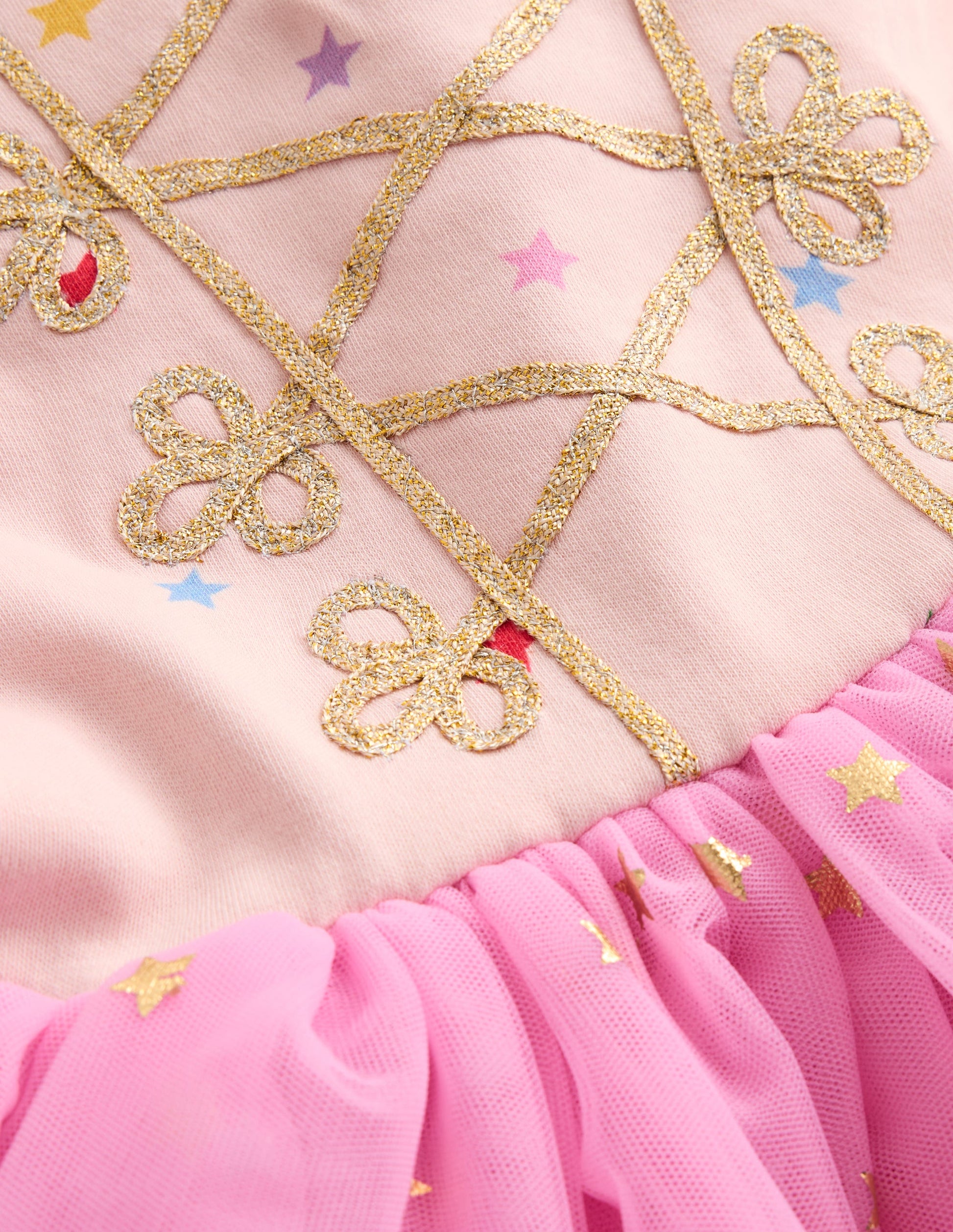 Magical Tutu-Vintage Mauve Foil Stars-3