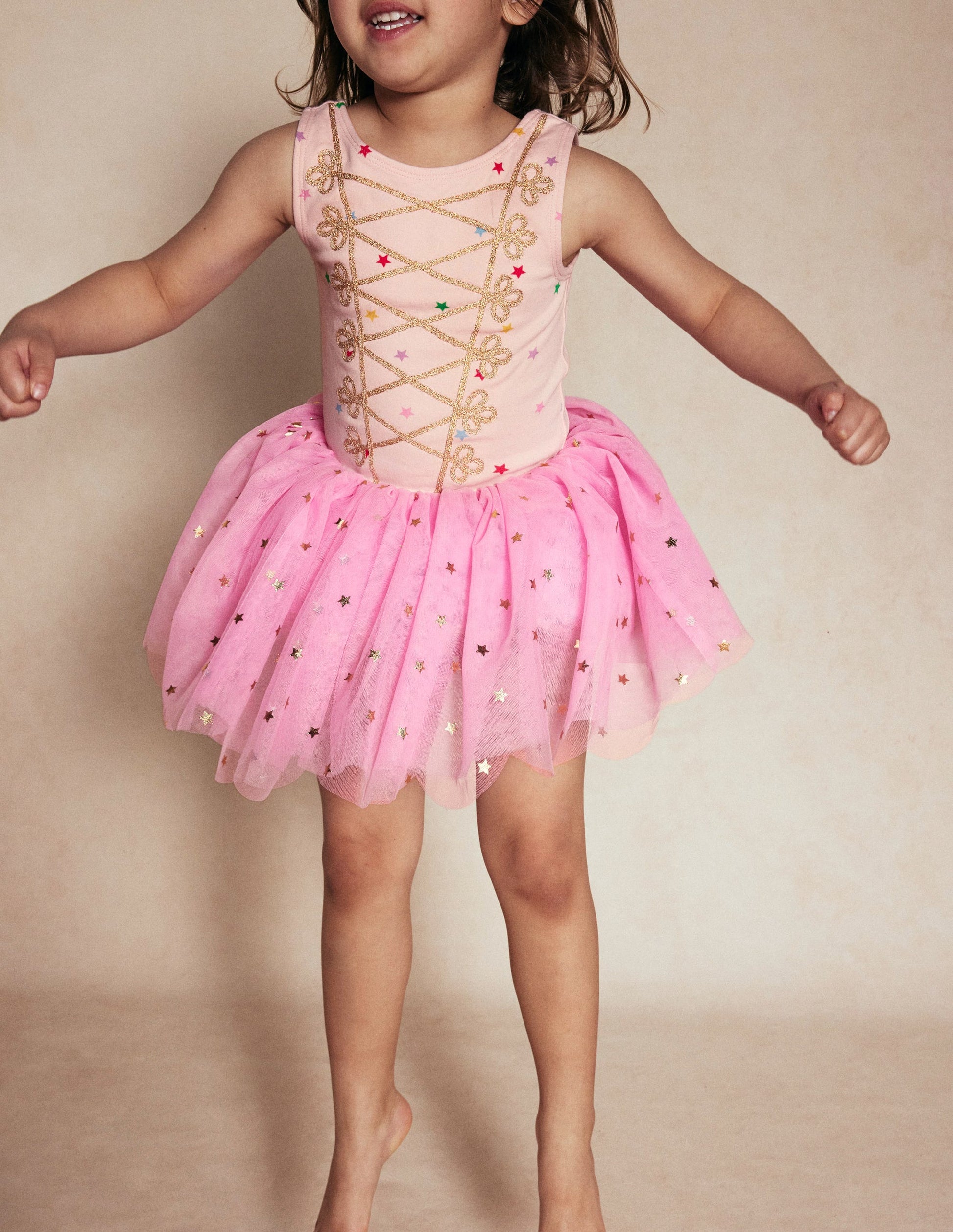 Magical Tutu-Vintage Mauve Foil Stars-4