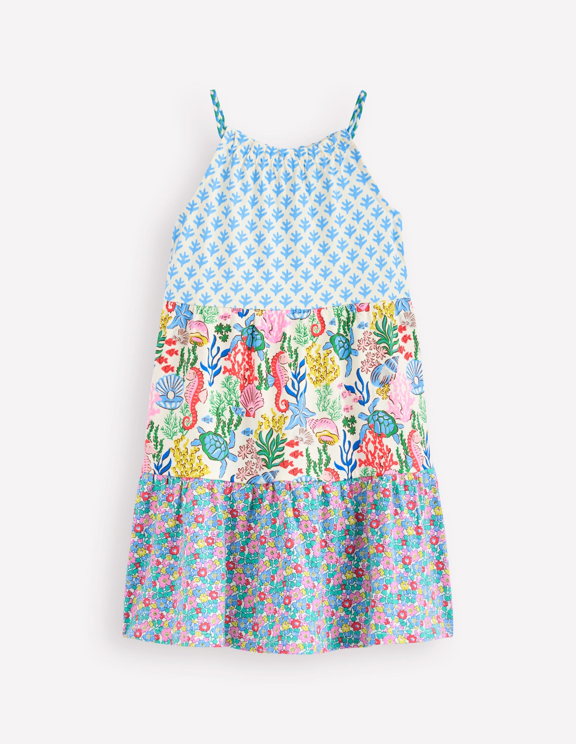 Enola Hotchpotch Jersey Dress-Multi Flowerbed - Image 1