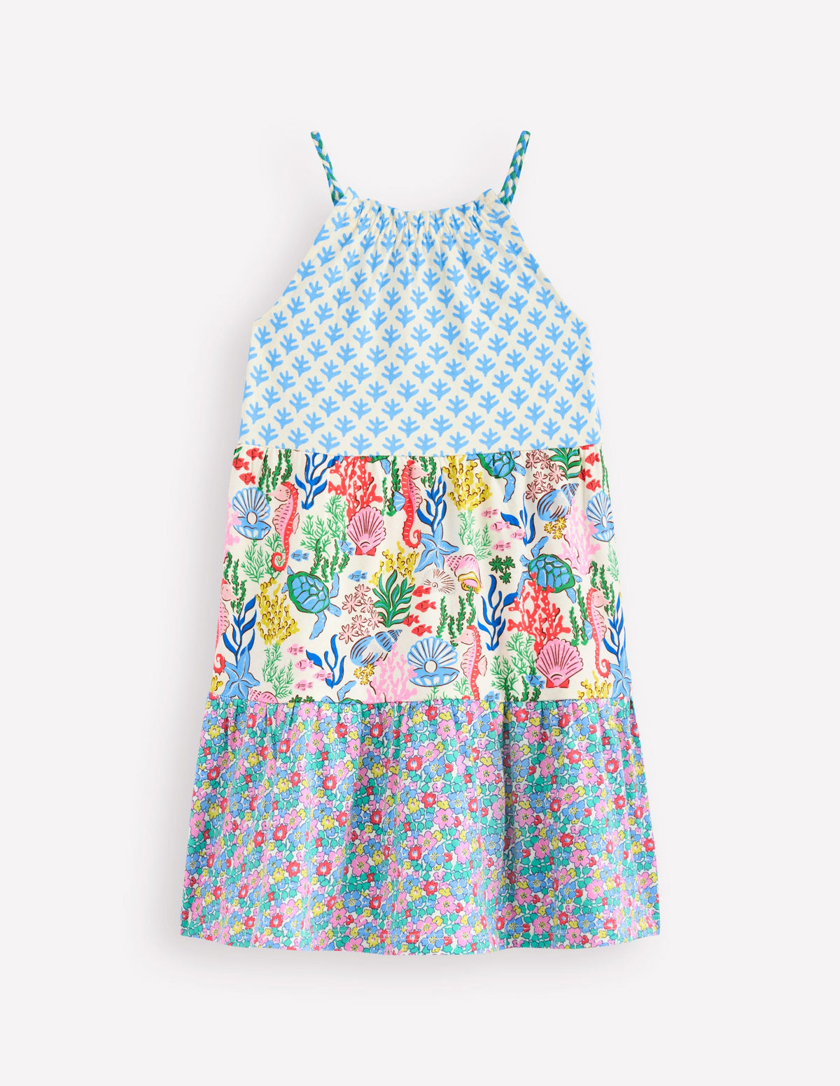 Enola Hotchpotch Jersey Dress-Multi Flowerbed - Image 2