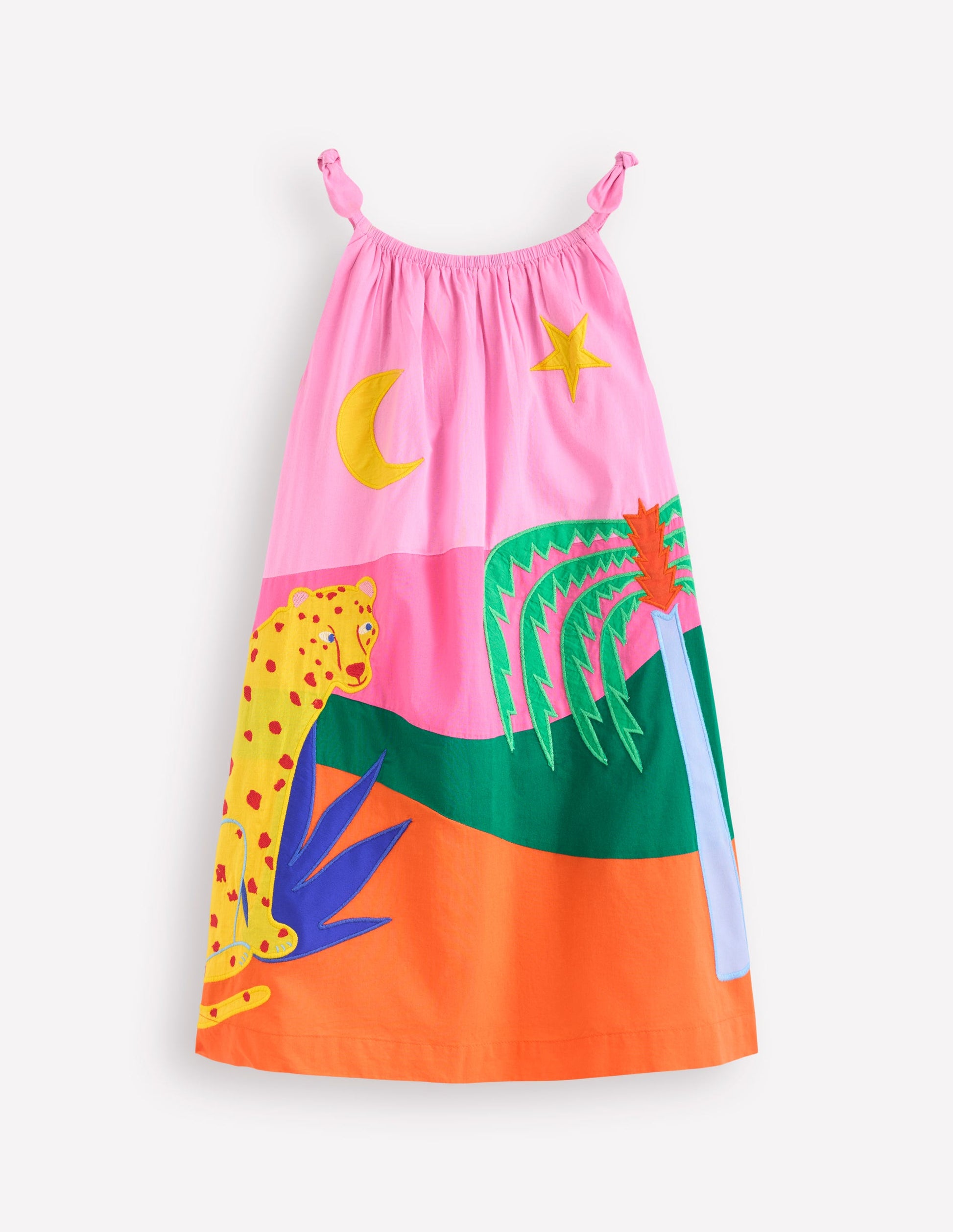 Strappy Appliqué Dress-Vintage Mauve-3