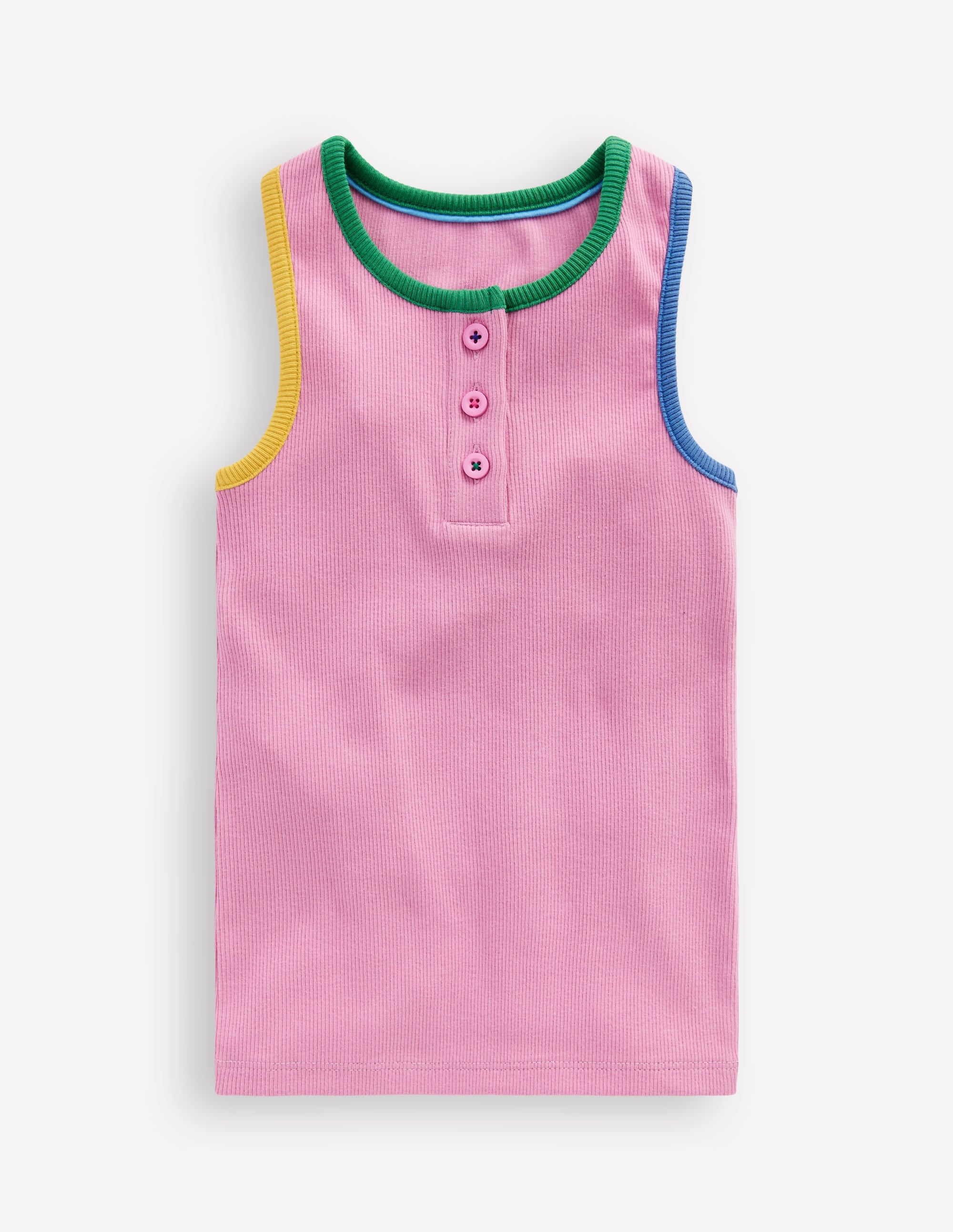 Racerback Ribbed Vest-Vintage Mauve - Image 1