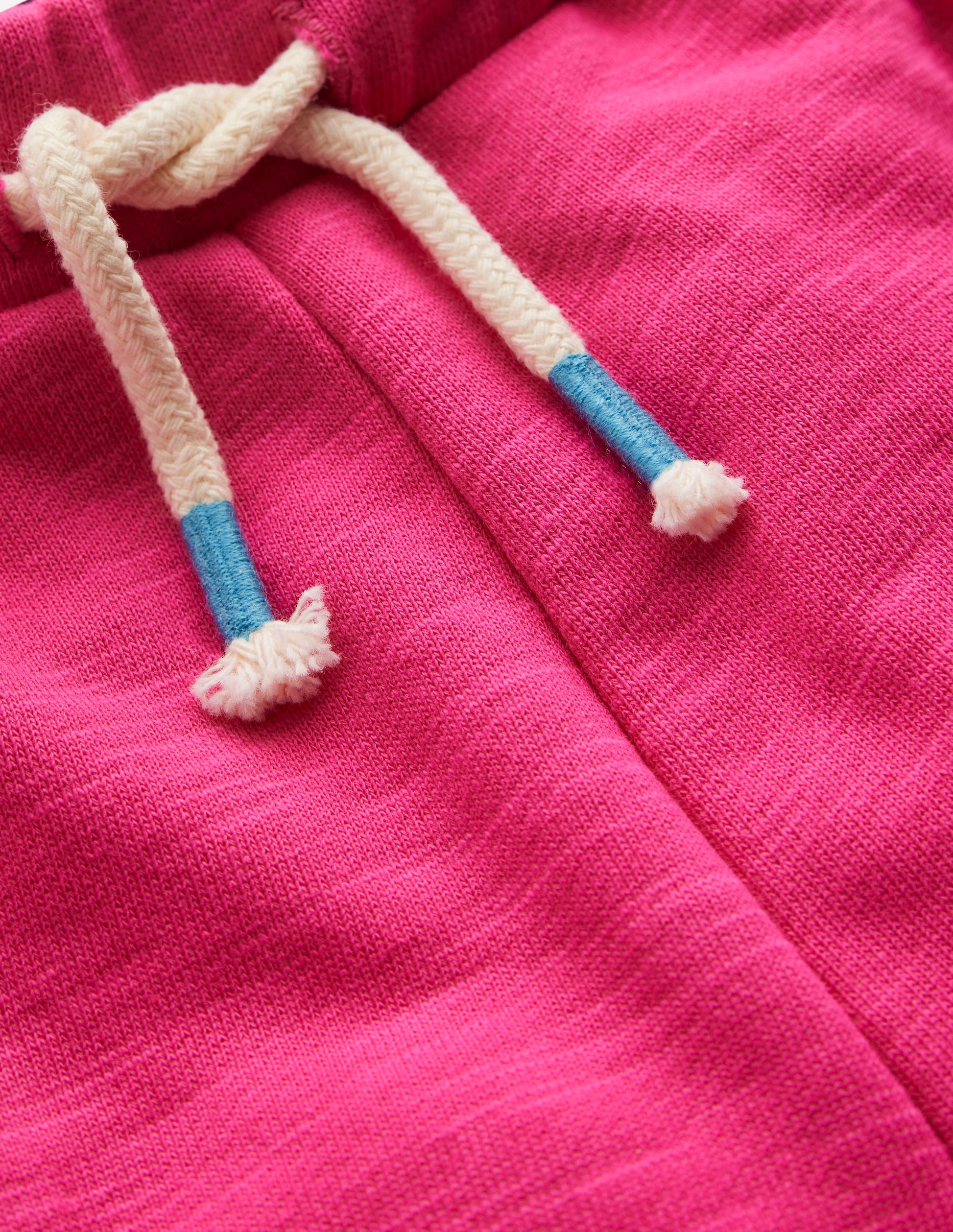 Pom Trim Jersey Short-Raspberry Pink-3