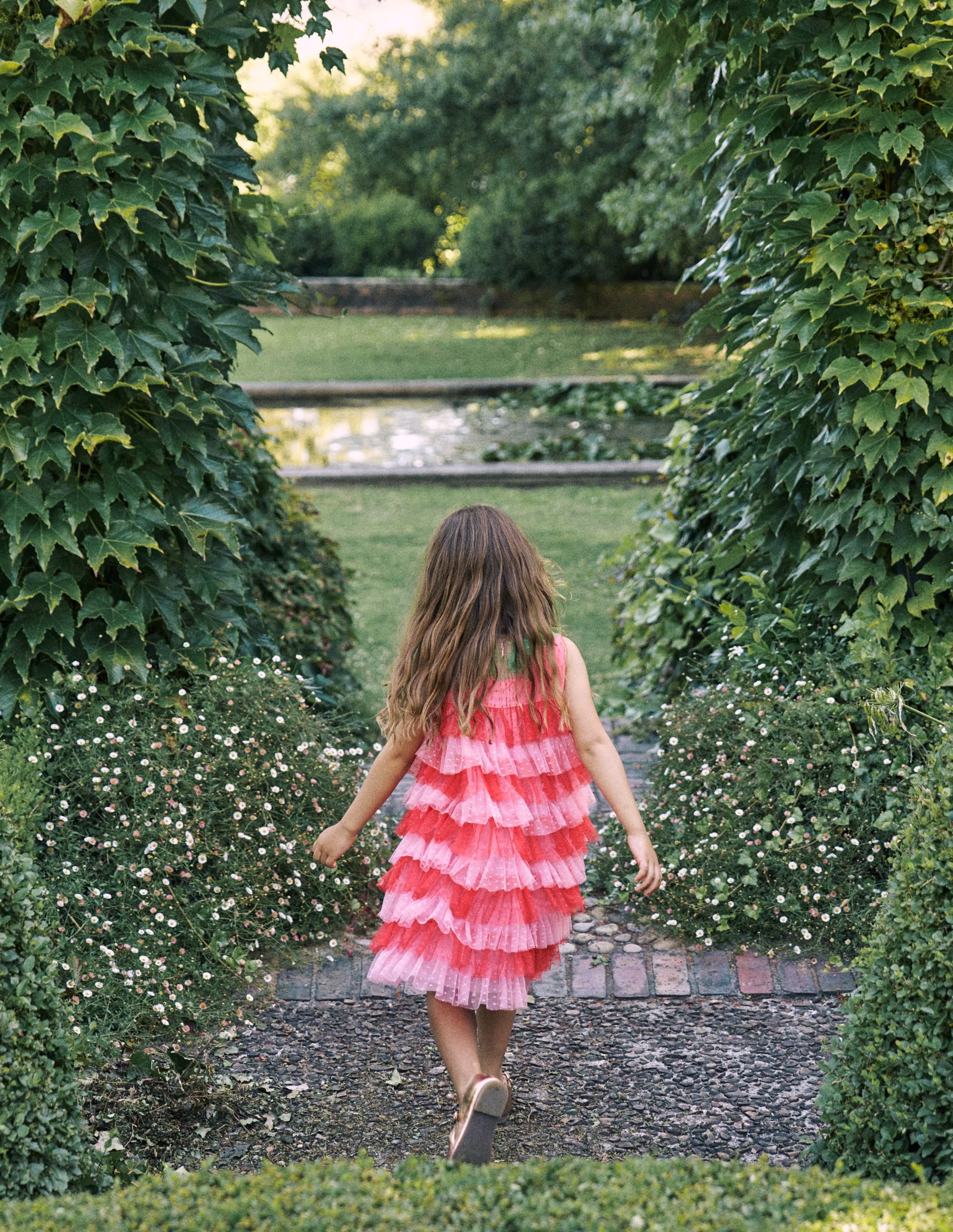 Strawberry Tulle Dress-Red/Pink - Image 6