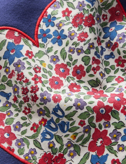 Bobbie Appliqué Sweatshirt-Starboard Blue Hearts-4