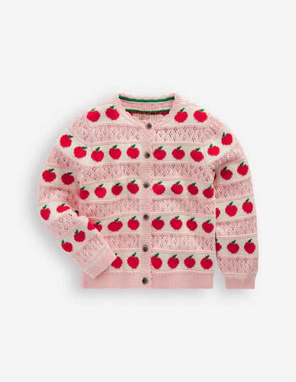 Pretty Scalloped Cardigan-Chalk Pink Apples-1