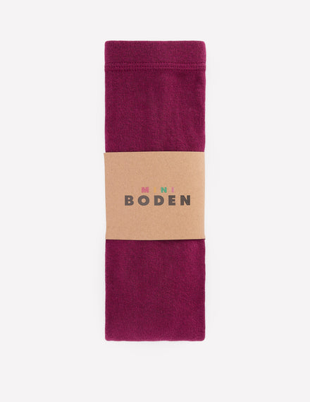 Ribbed Tights-Deep Wisteria